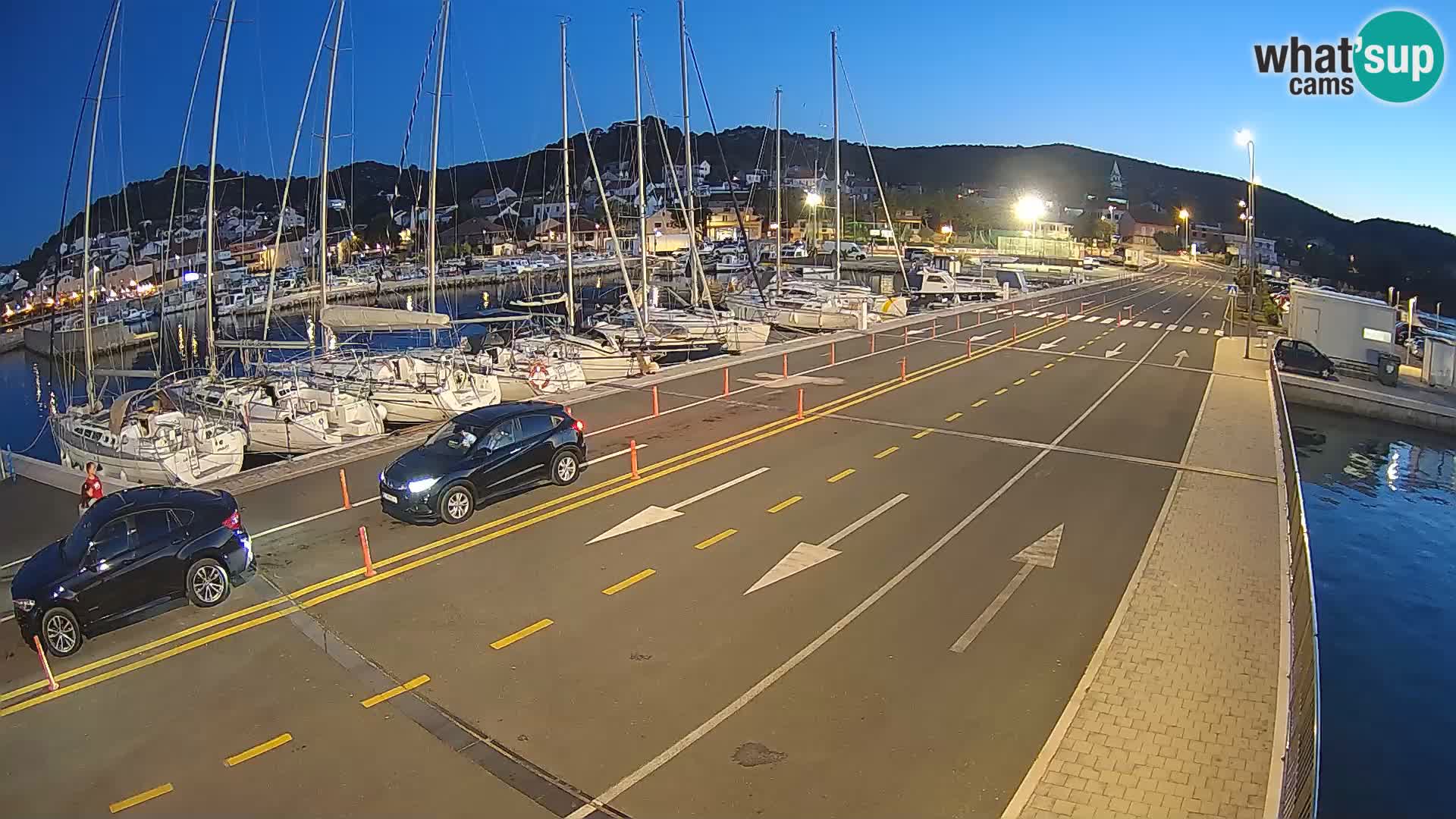 Dalmatie Tkon Traversier – webcams Croatie