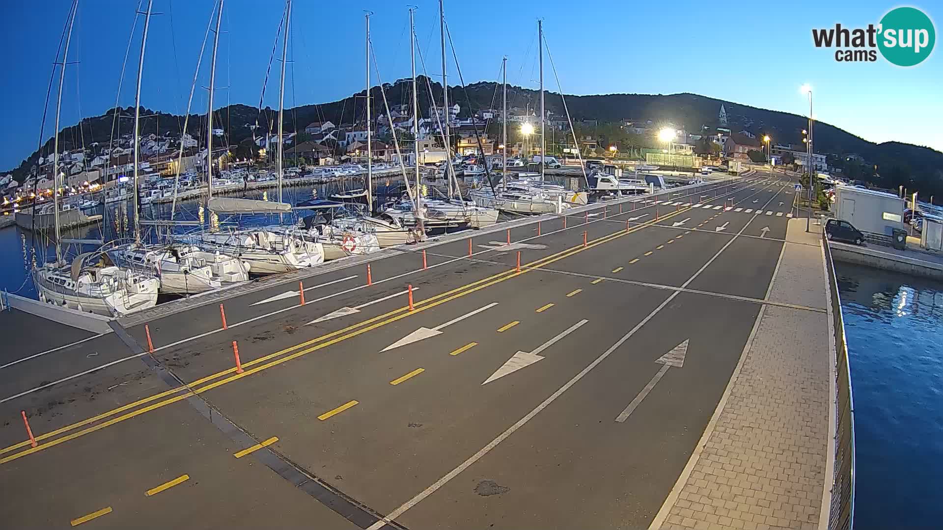 Dalmatie Tkon Traversier – webcams Croatie