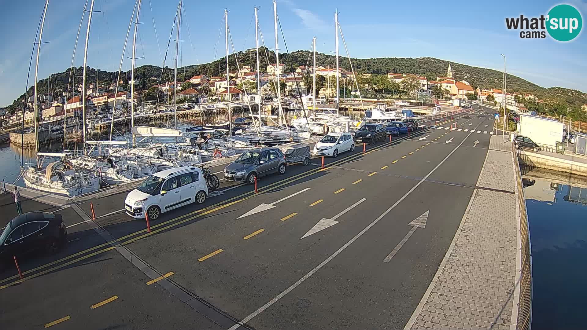 Dalmatie Tkon Traversier – webcams Croatie