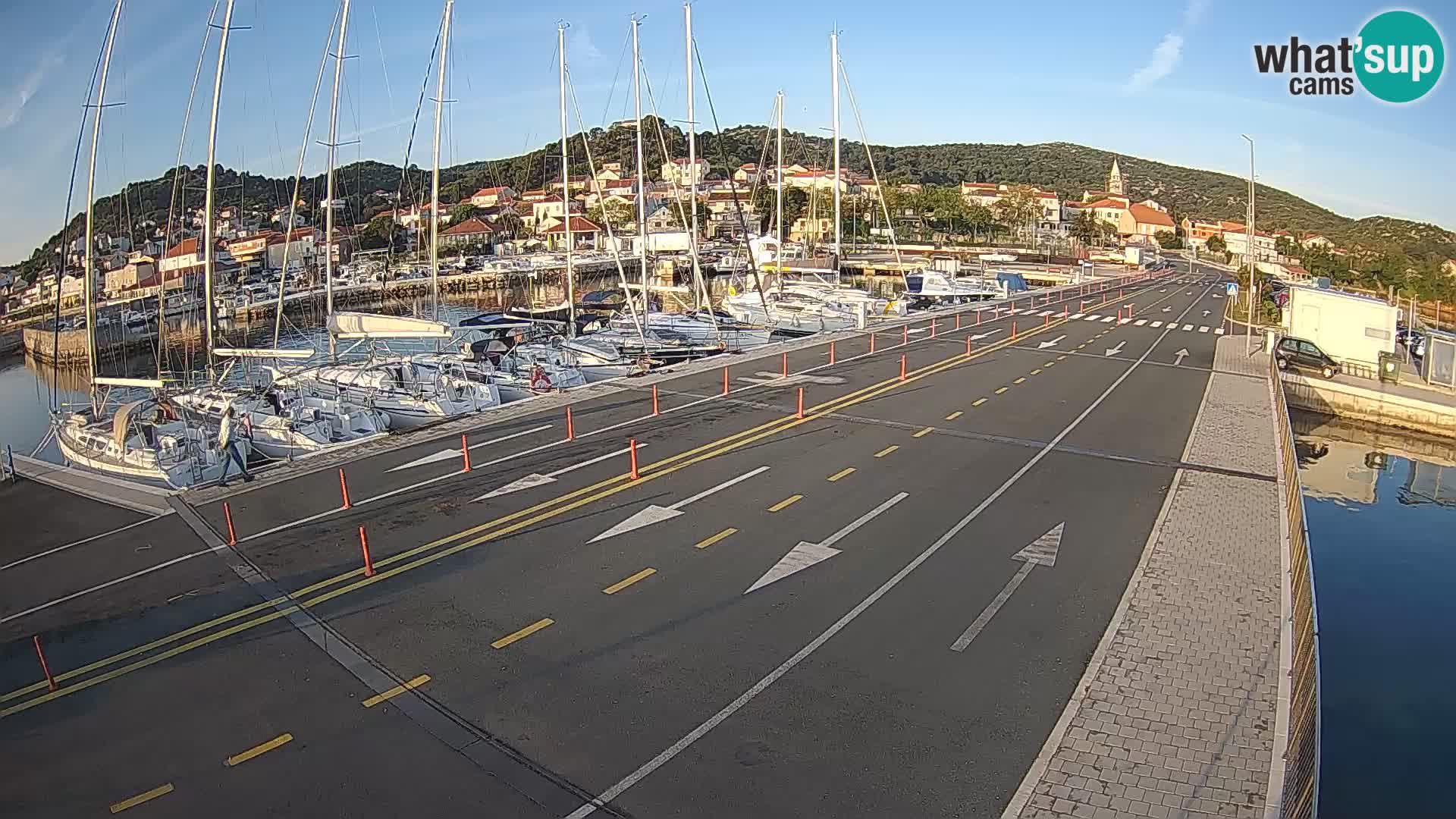 Dalmacia Tkon Transportar- webcams Croacia