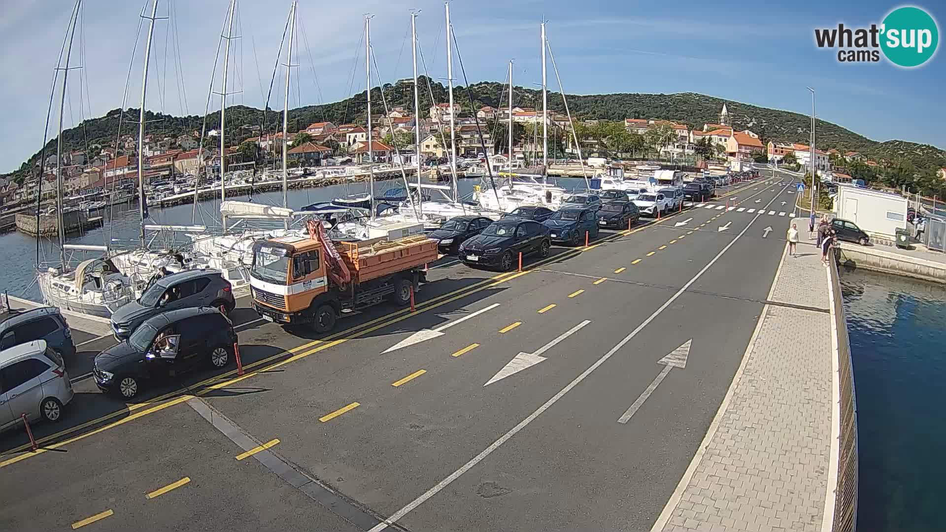 Dalmatia Tkon Ferry – webcams Croatia