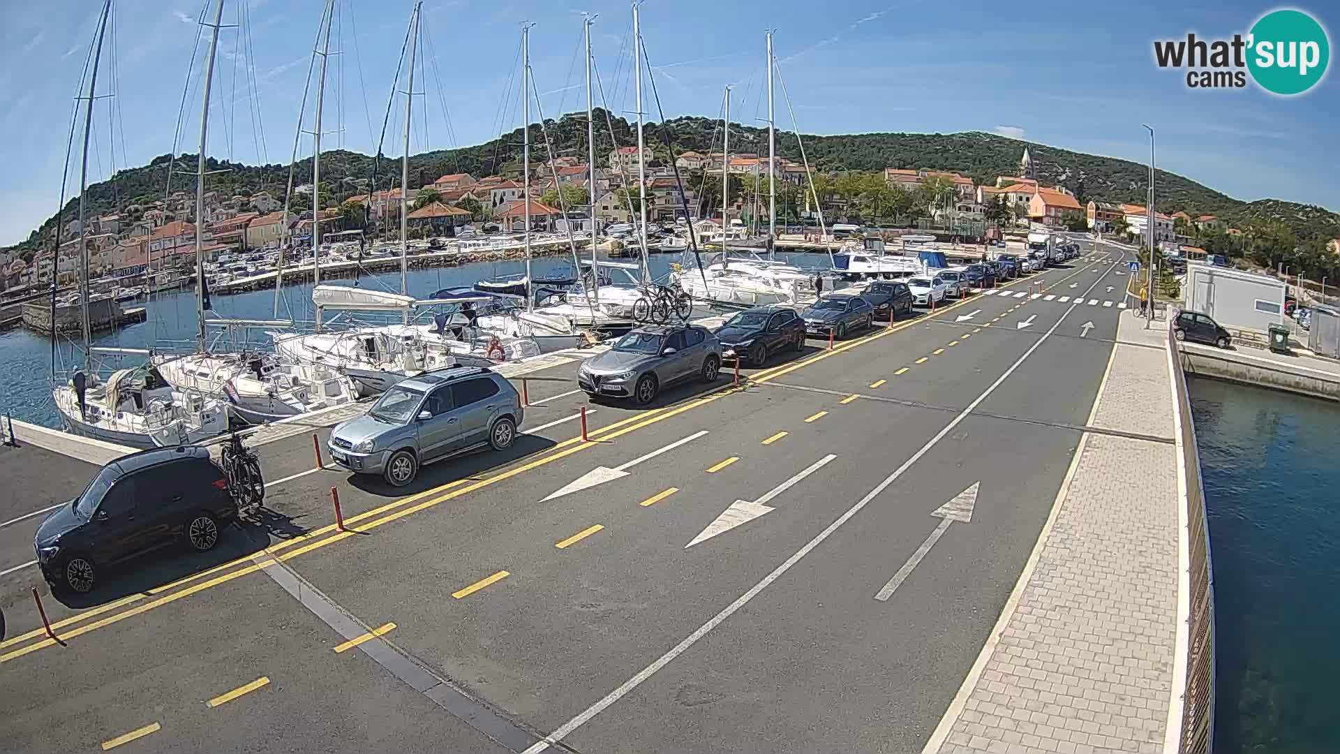 Dalmacia Tkon Transportar- webcams Croacia
