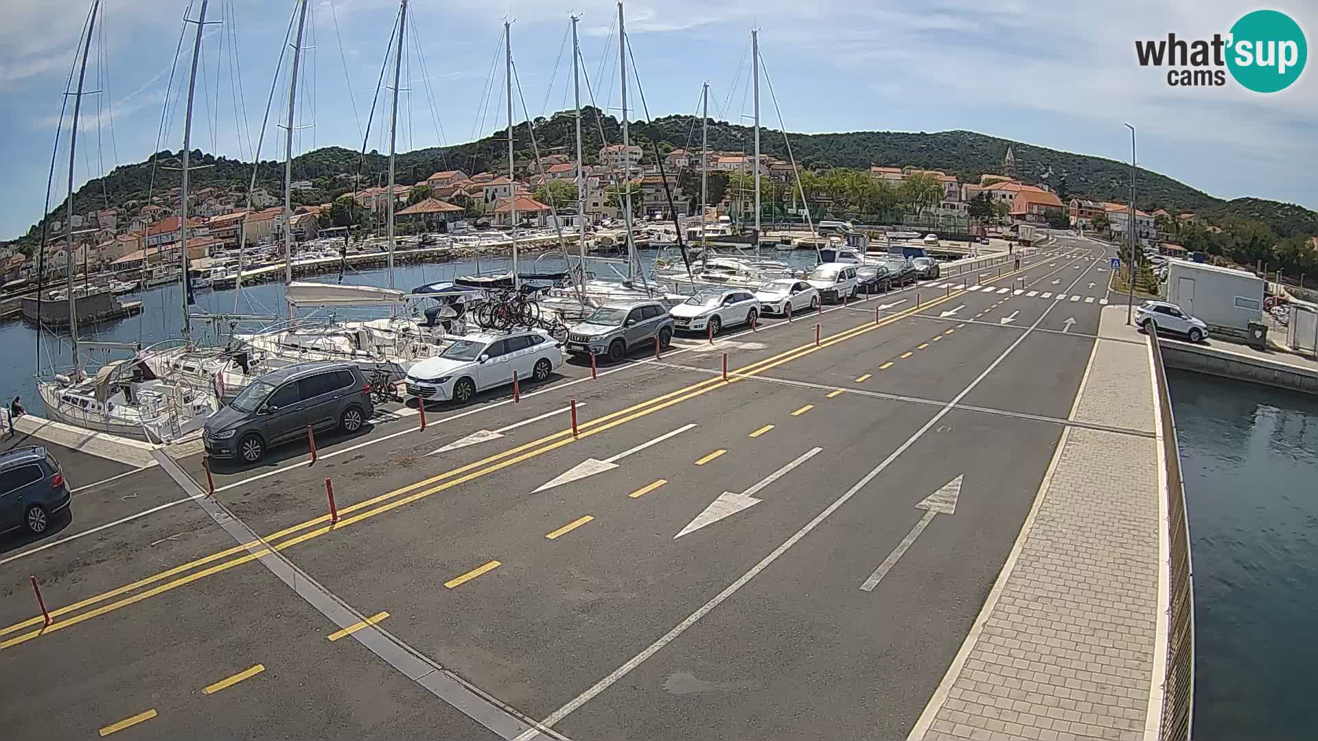 Dalmacia Tkon Transportar- webcams Croacia