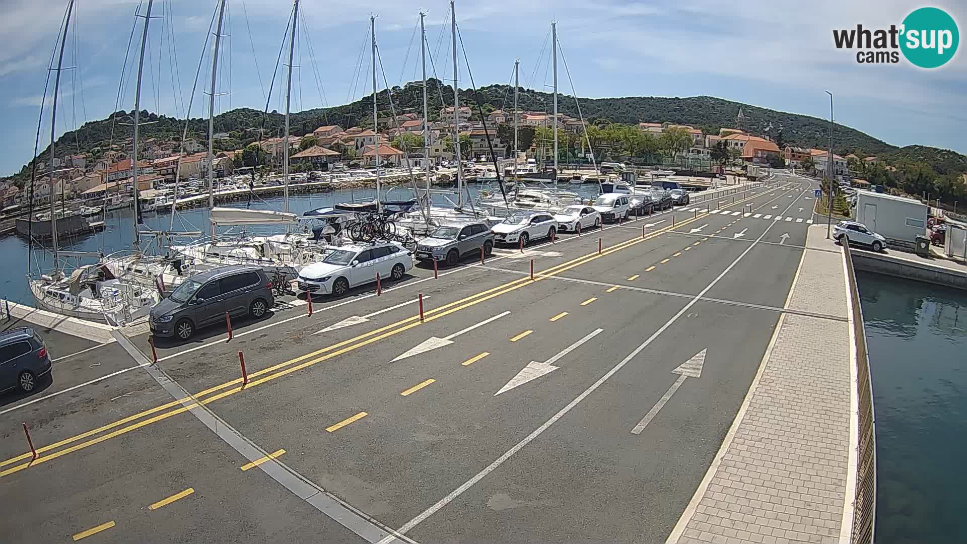 Dalmatie Tkon Traversier – webcams Croatie
