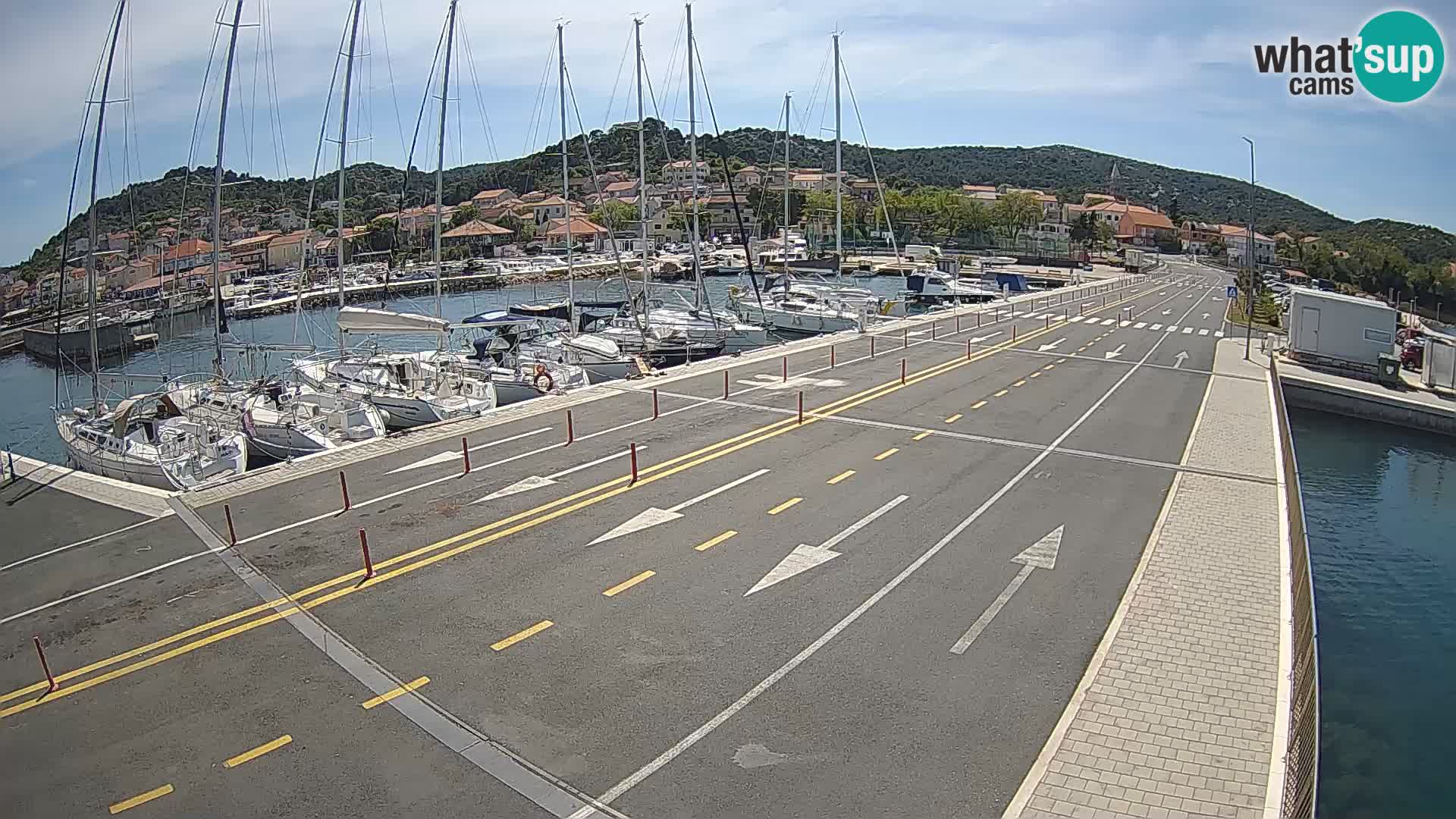 Dalmatie Tkon Traversier – webcams Croatie