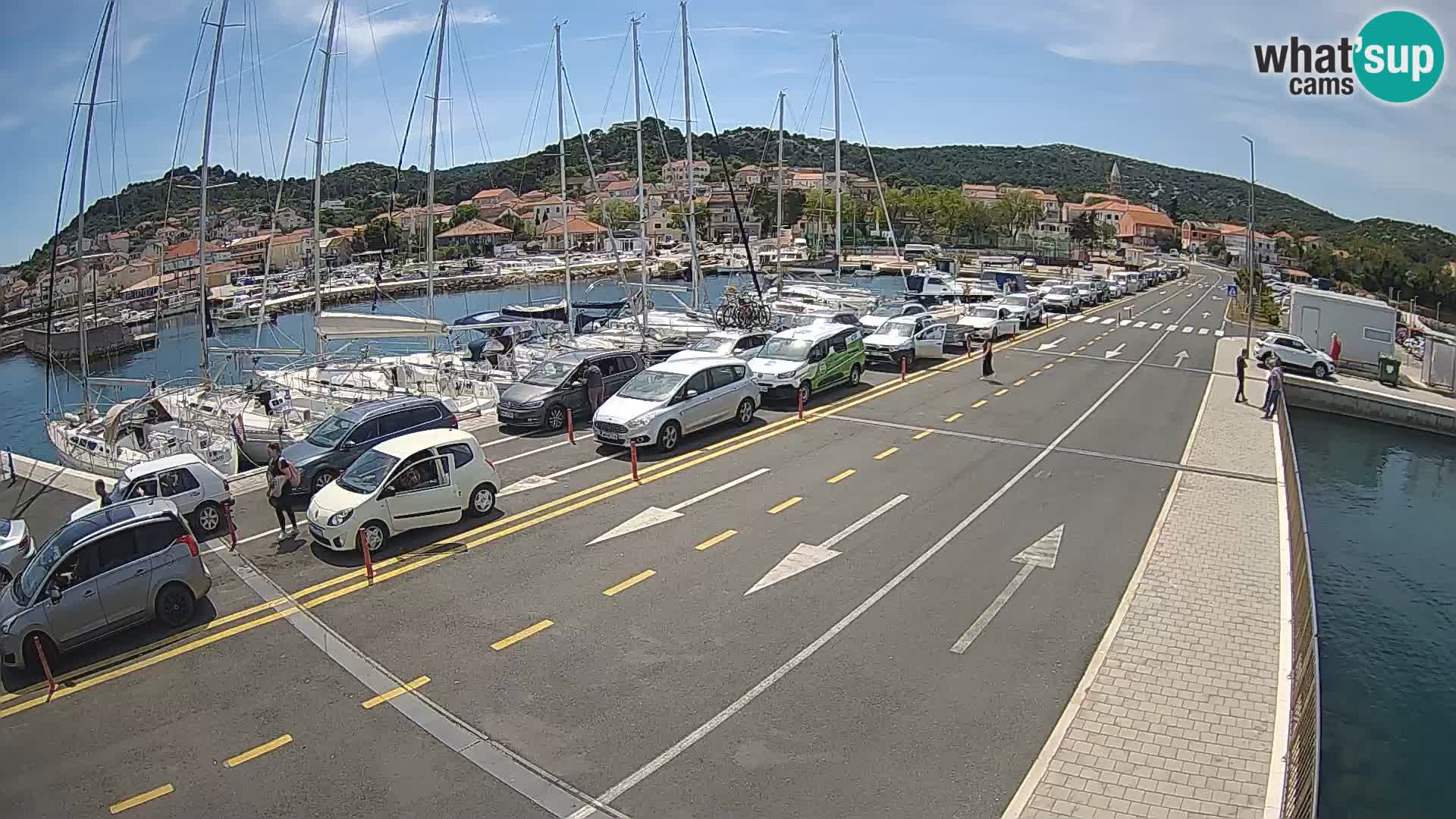Dalmatie Tkon Traversier – webcams Croatie