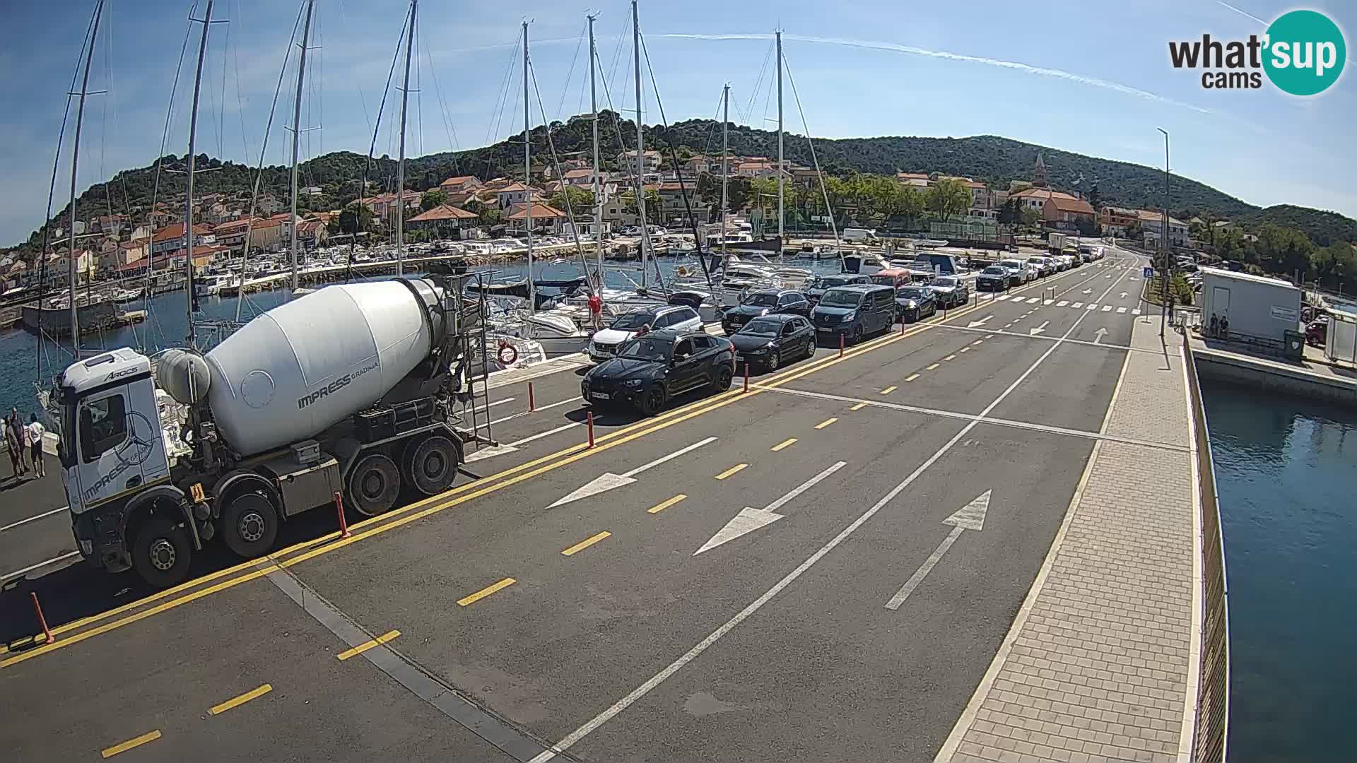 Dalmatia Tkon Ferry – webcams Croatia