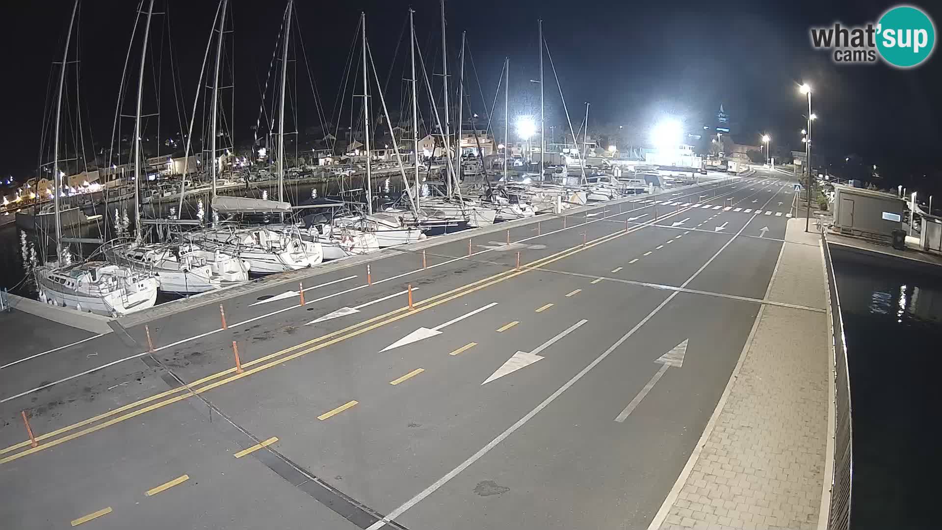 Dalmacia Tkon Transportar- webcams Croacia