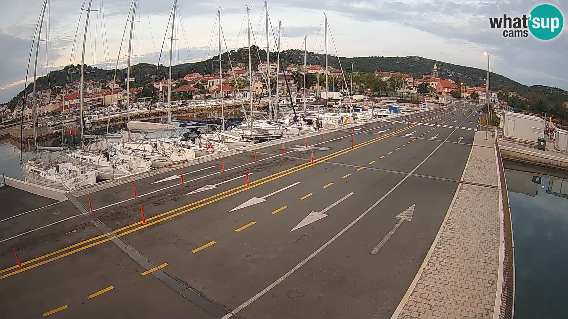 Dalmatie Tkon Traversier – webcams Croatie