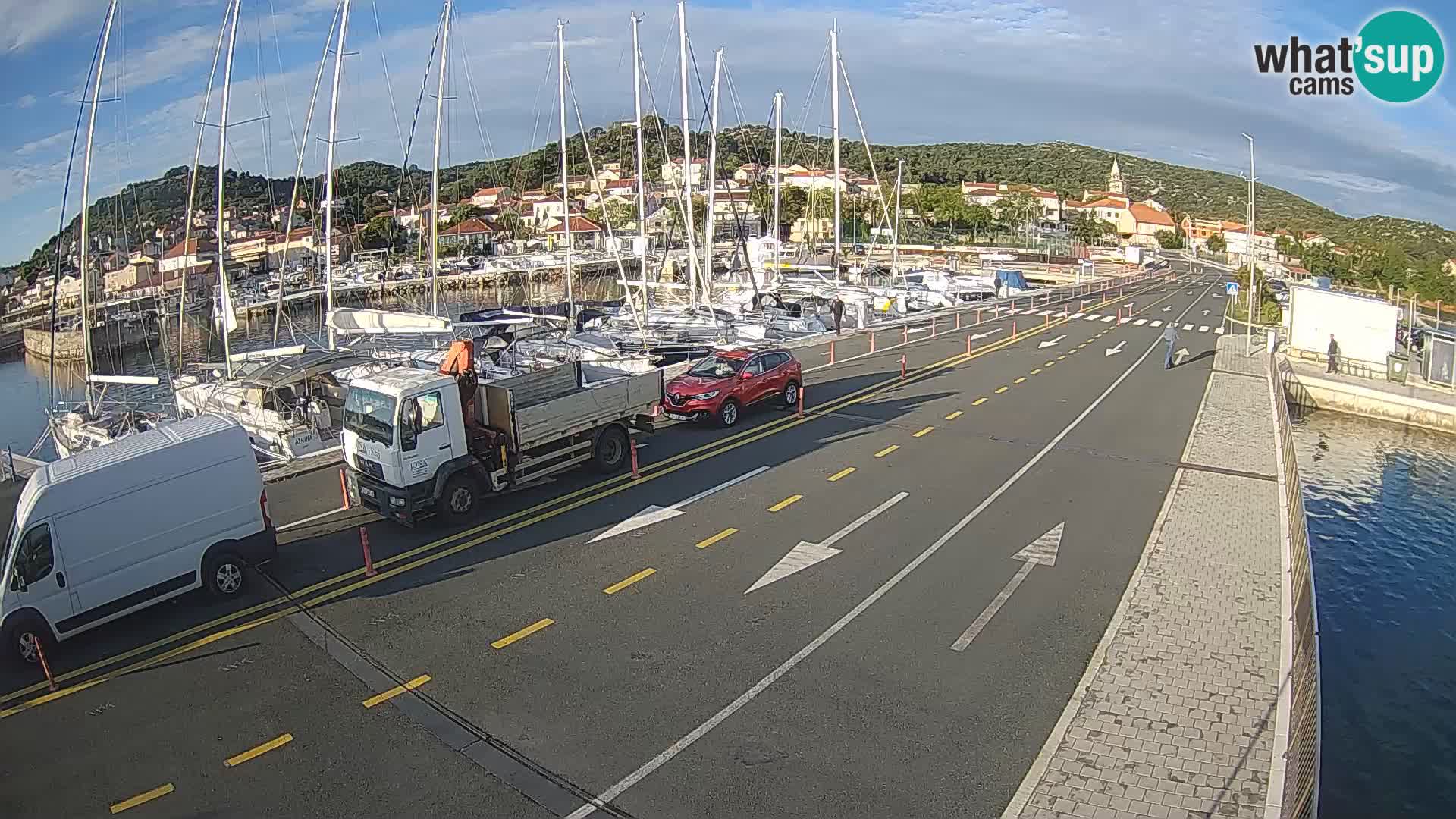 Dalmacia Tkon Transportar- webcams Croacia
