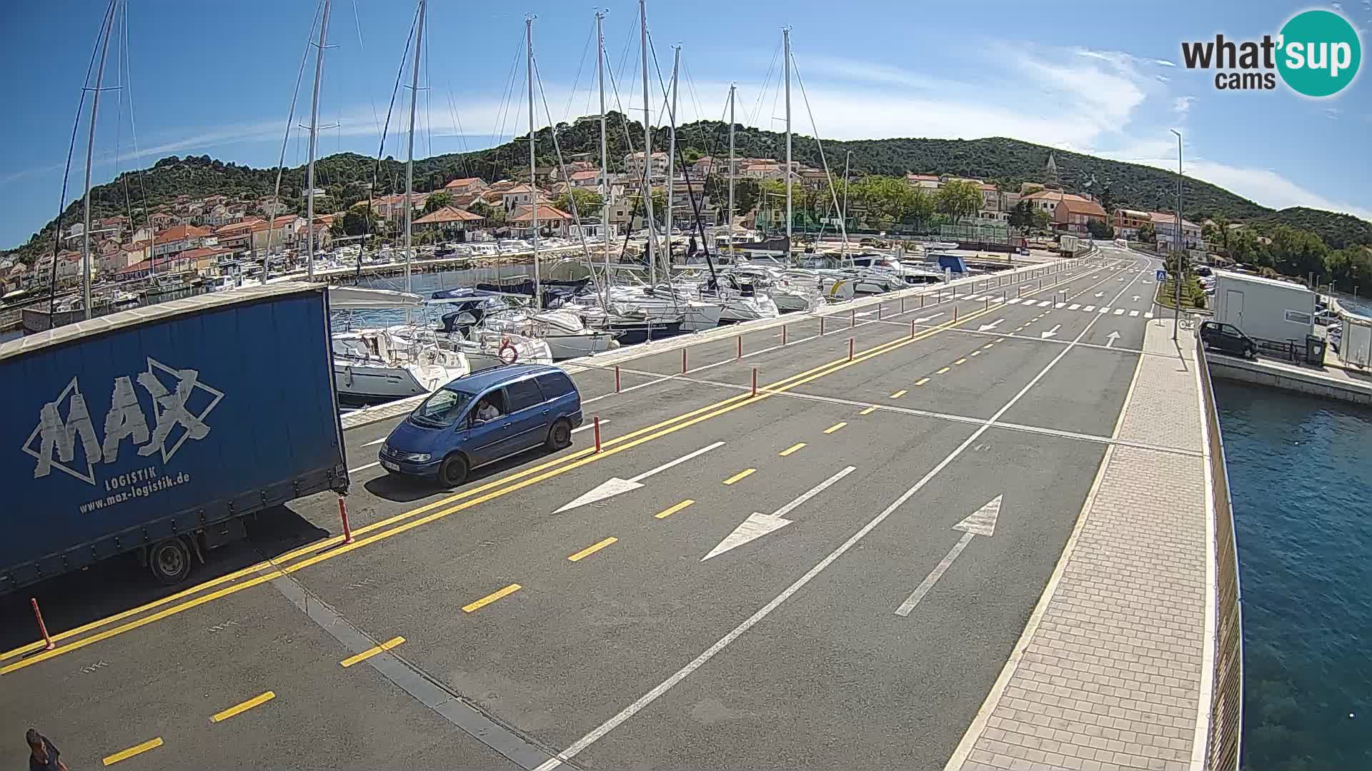 Dalmatien Tkon Fähre – Webcams Kroatien