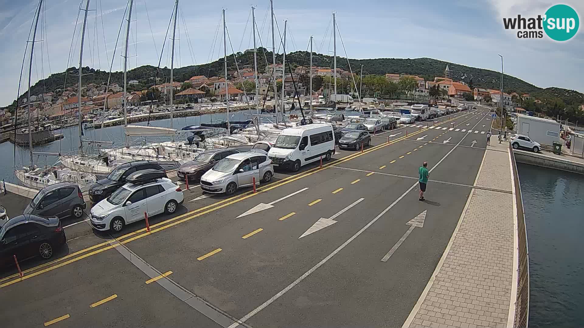 Dalmatie Tkon Traversier – webcams Croatie