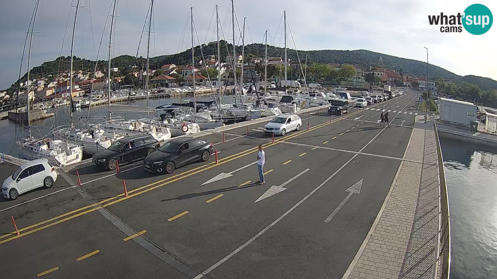 Dalmatie Tkon Traversier – webcams Croatie