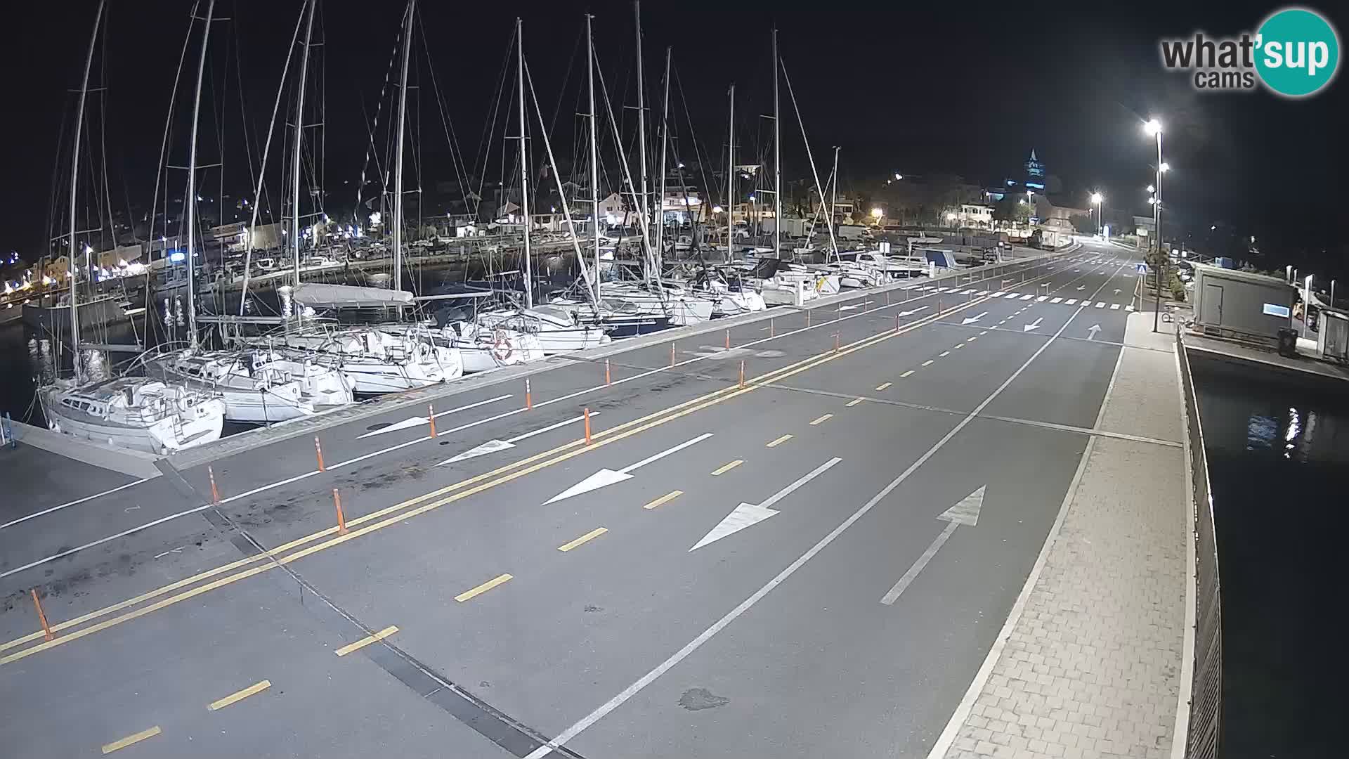 Dalmatie Tkon Traversier – webcams Croatie