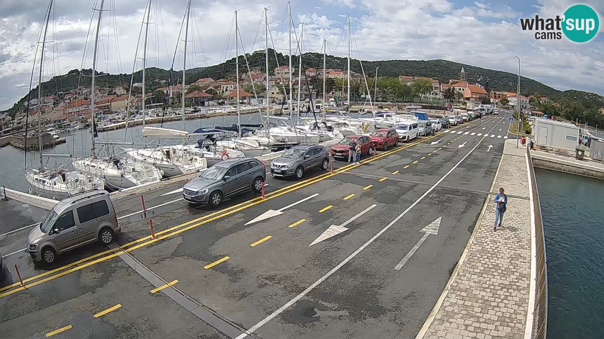 Dalmacia Tkon Transportar- webcams Croacia