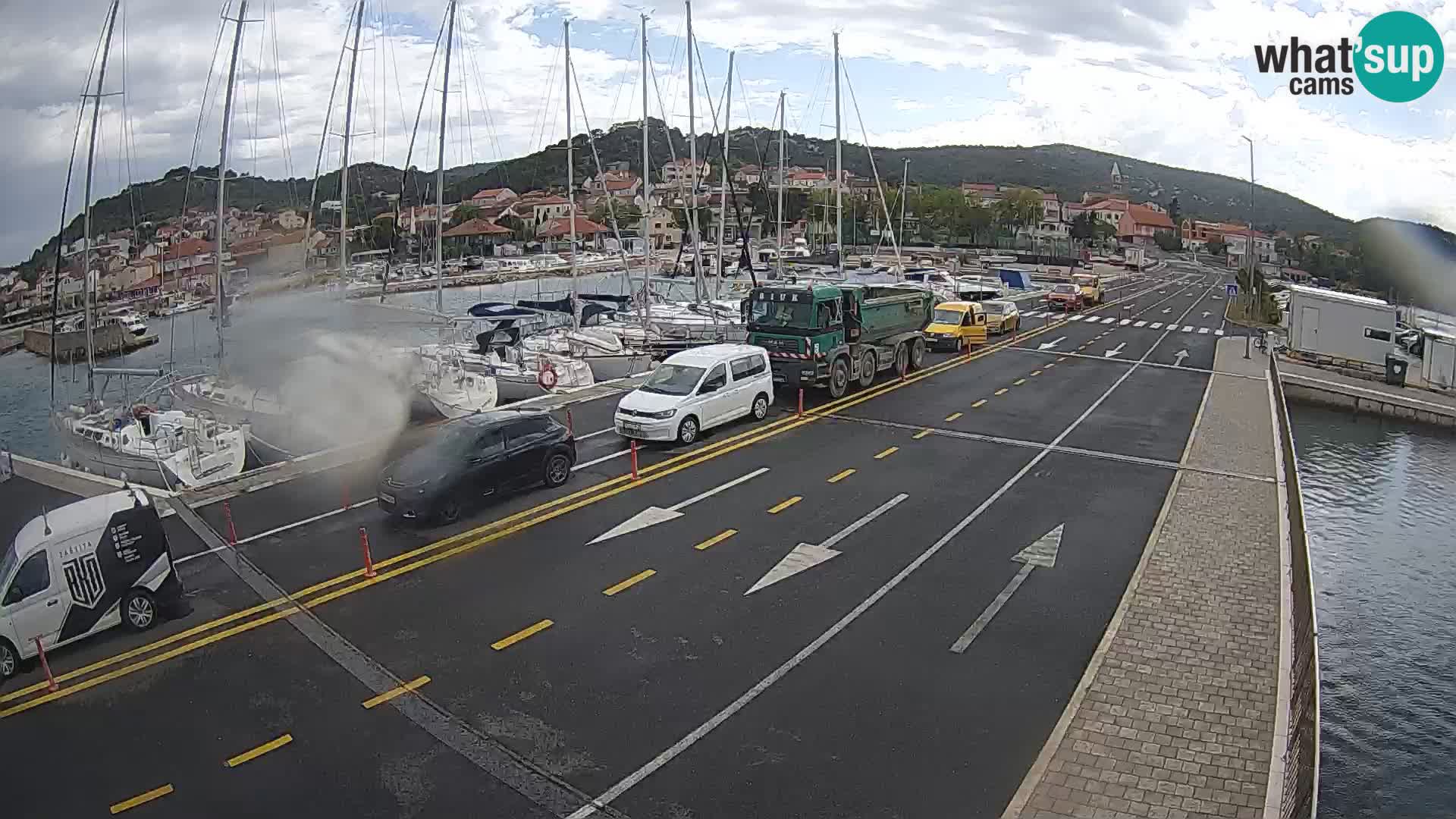 Dalmatie Tkon Traversier – webcams Croatie