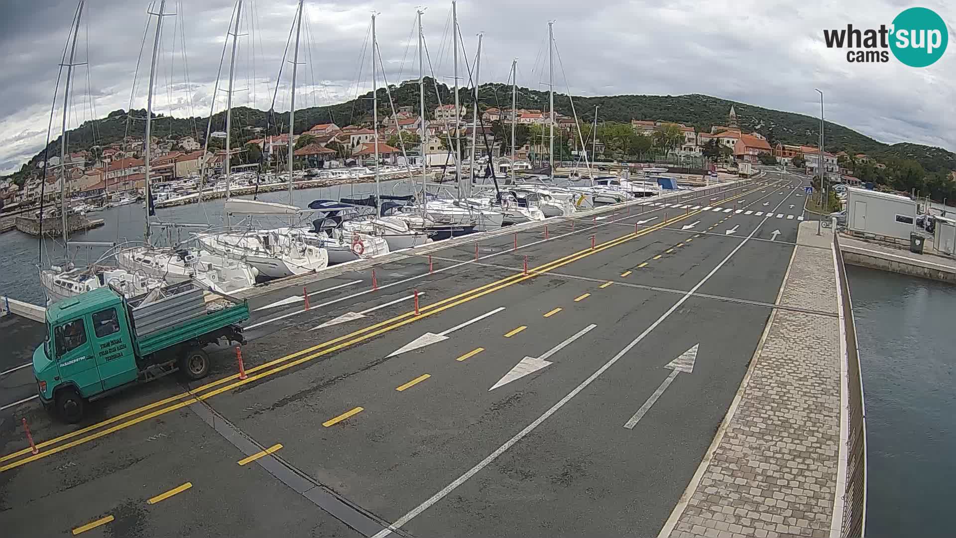 Dalmatie Tkon Traversier – webcams Croatie