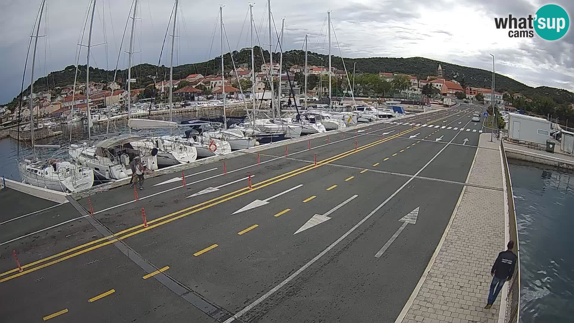 Dalmatie Tkon Traversier – webcams Croatie