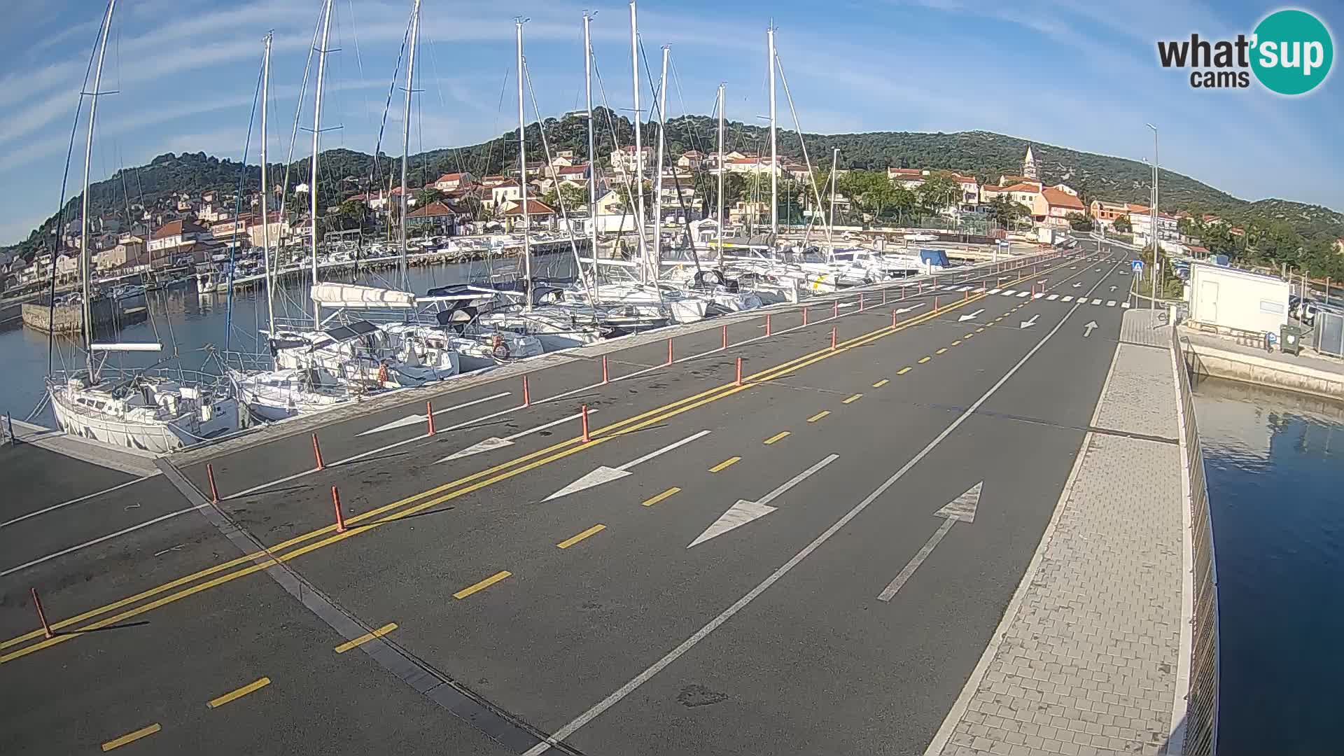Dalmacia Tkon Transportar- webcams Croacia