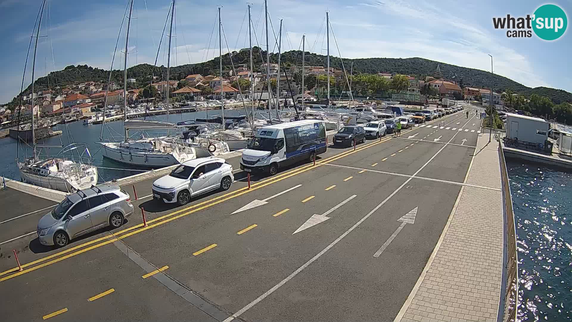 Dalmazia traghetto Tkon – webcam Croazia