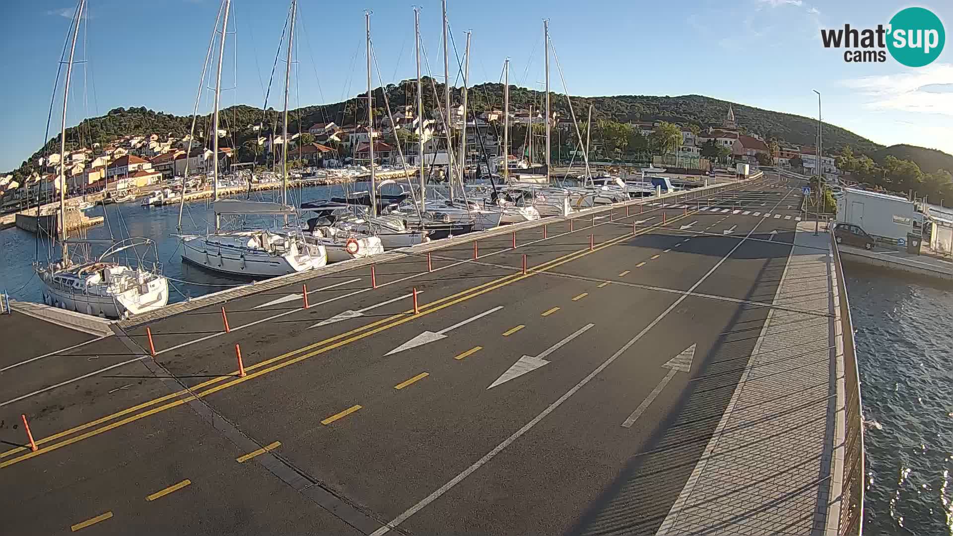 Dalmacija Trajekt Tkon – spletne kamere Hrvaška