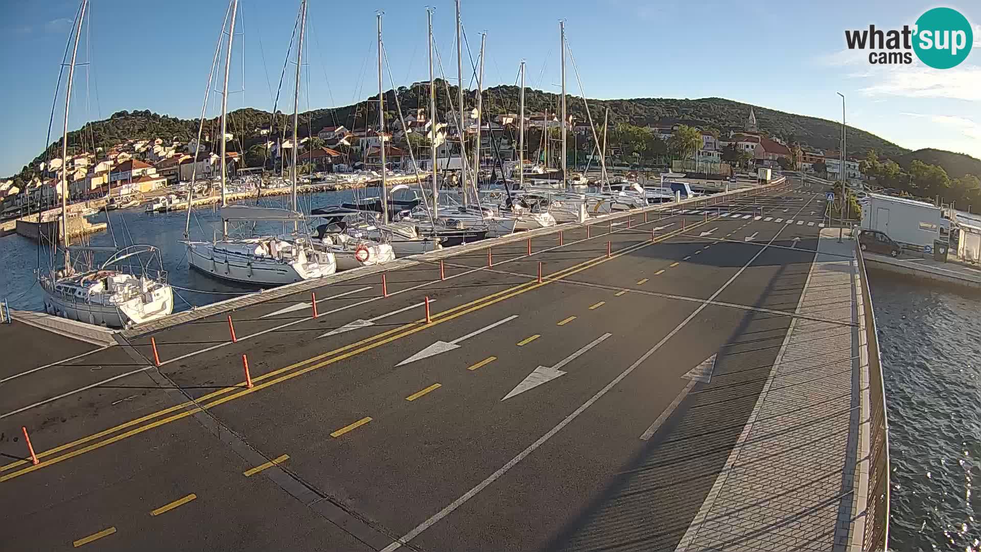 Dalmacija Trajekt Tkon – spletne kamere Hrvaška