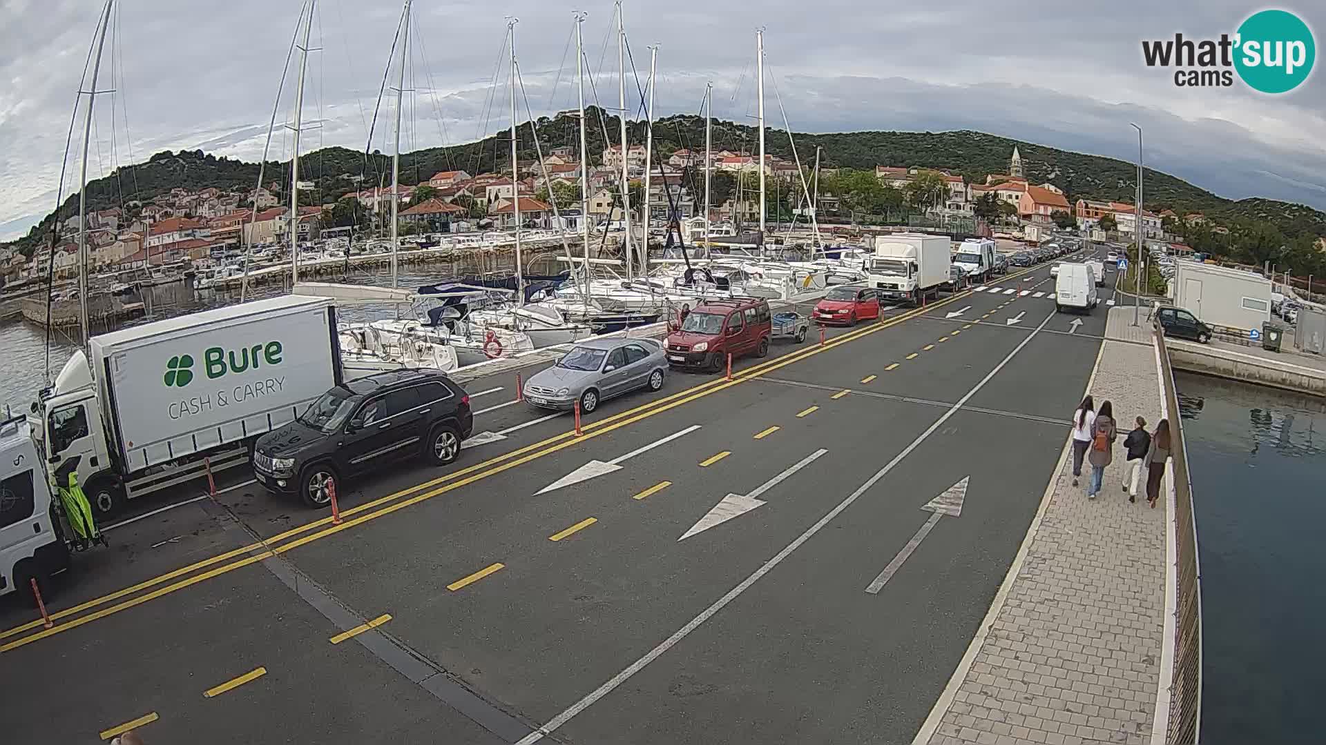 Dalmacia Tkon Transportar- webcams Croacia