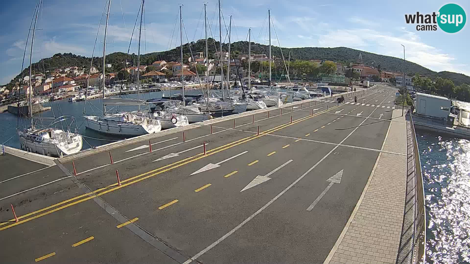 Dalmatia Tkon Ferry – webcams Croatia