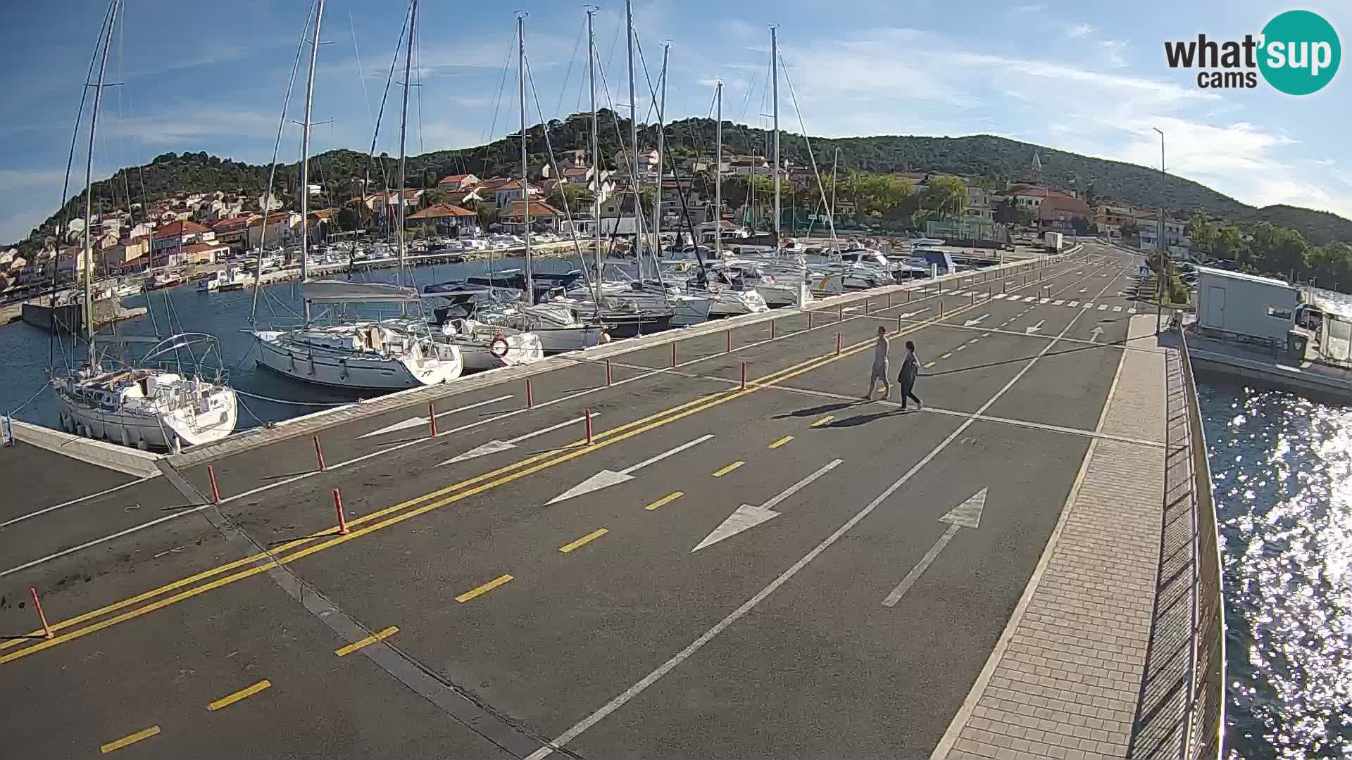 Dalmatia Tkon Ferry – webcams Croatia