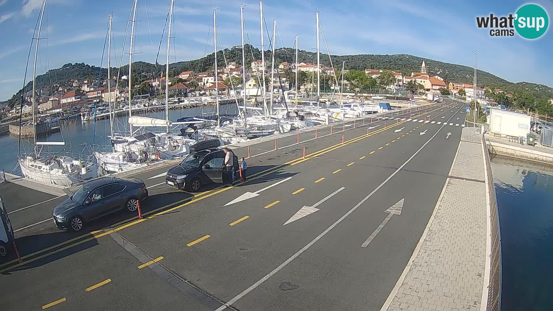 Dalmatie Tkon Traversier – webcams Croatie