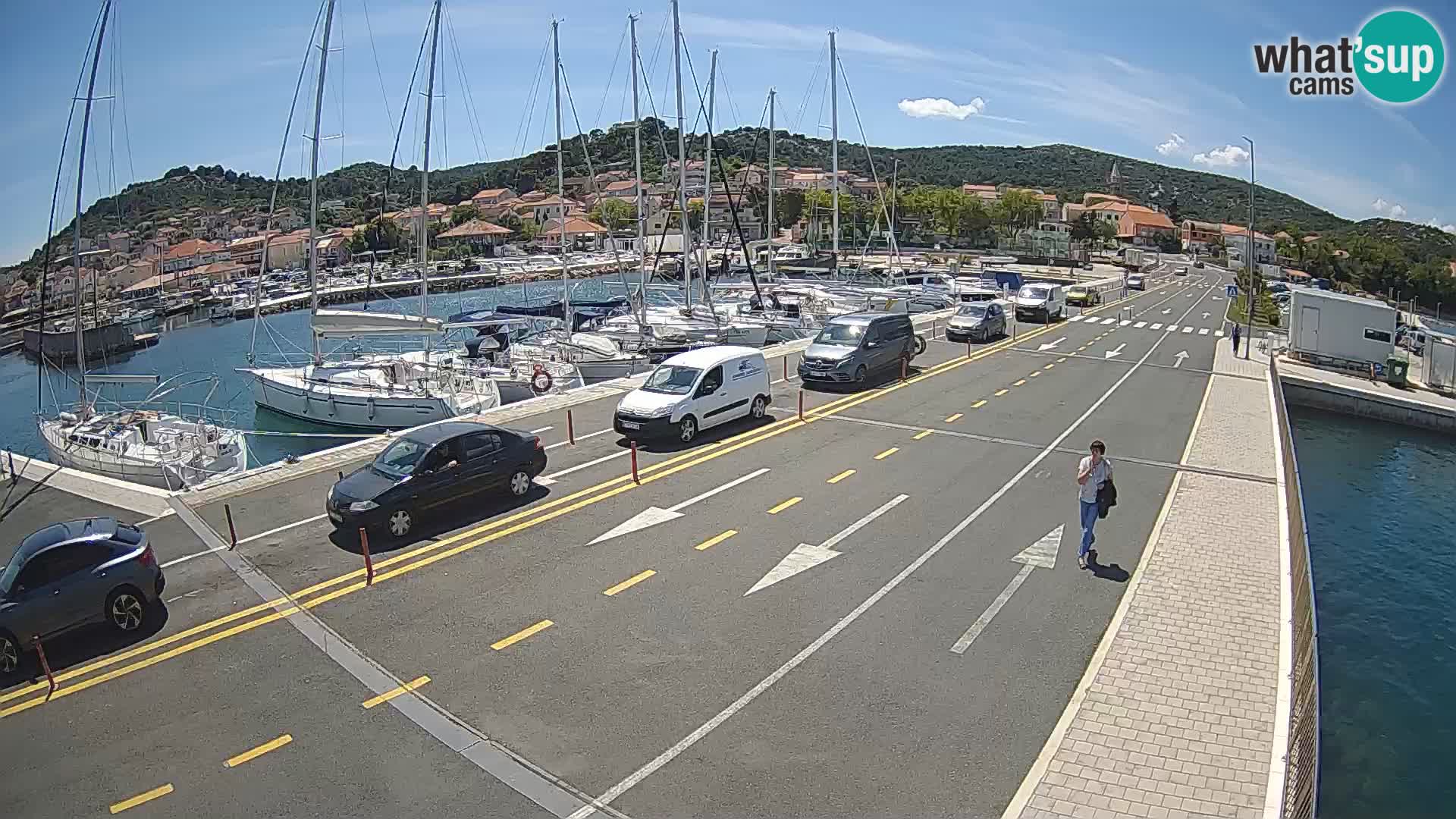 Dalmacia Tkon Transportar- webcams Croacia