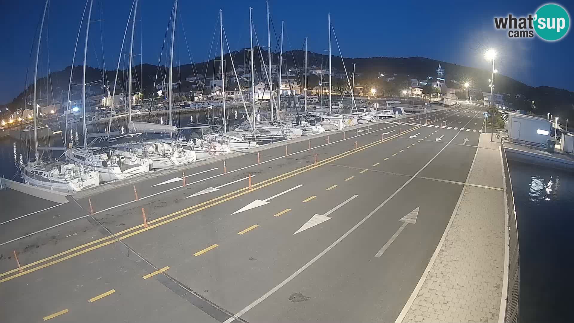 Dalmacia Tkon Transportar- webcams Croacia