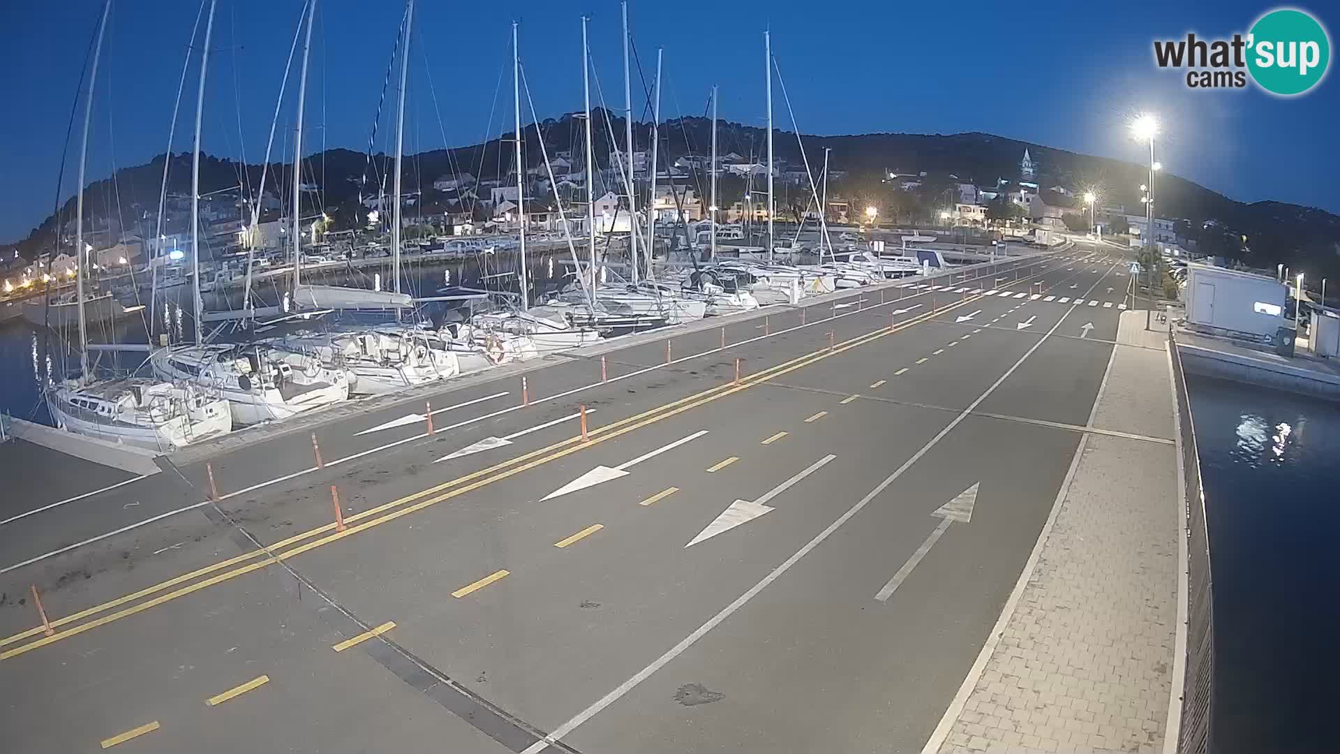 Dalmacia Tkon Transportar- webcams Croacia