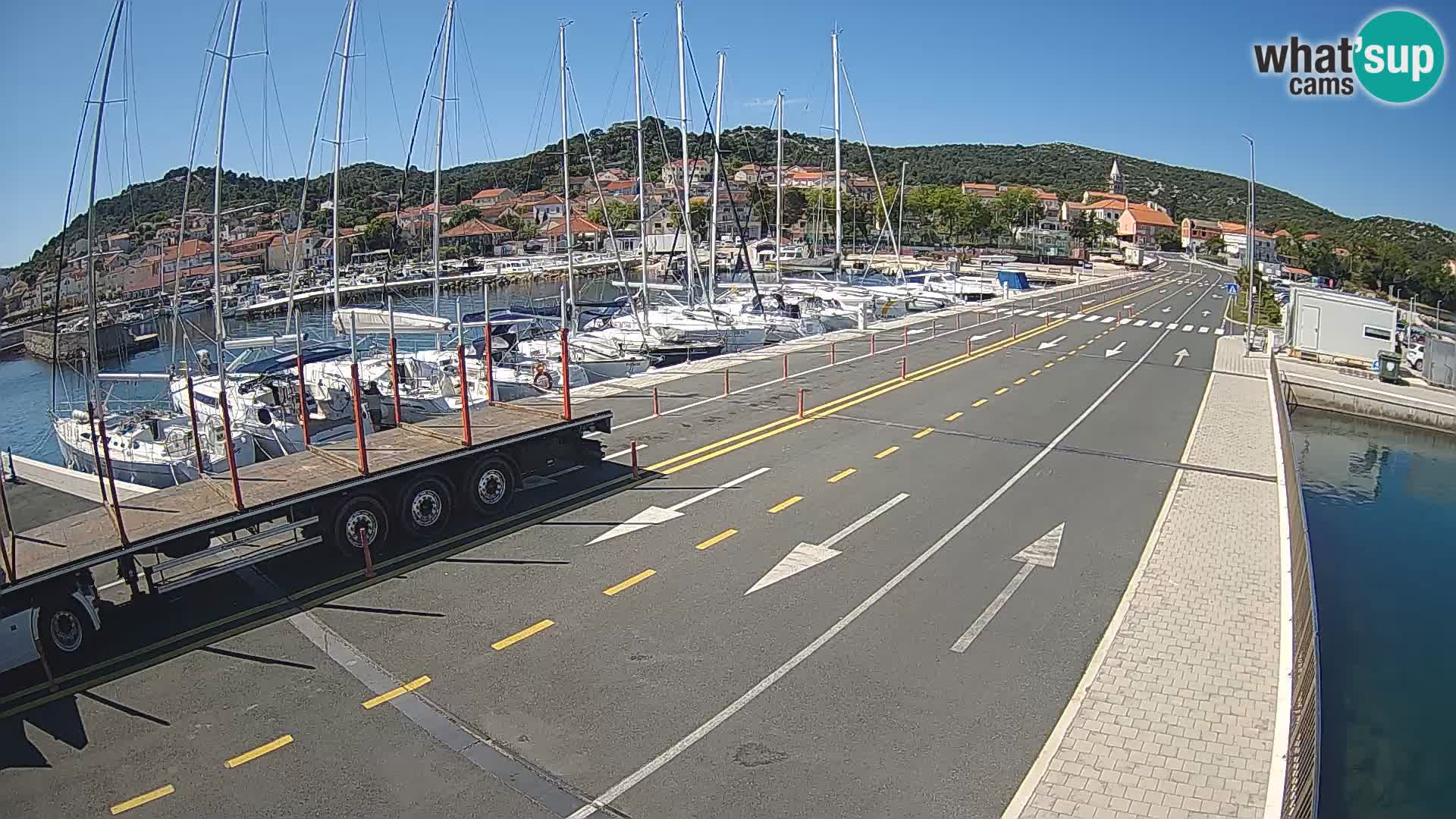 Dalmacija Trajekt Tkon – spletne kamere Hrvaška
