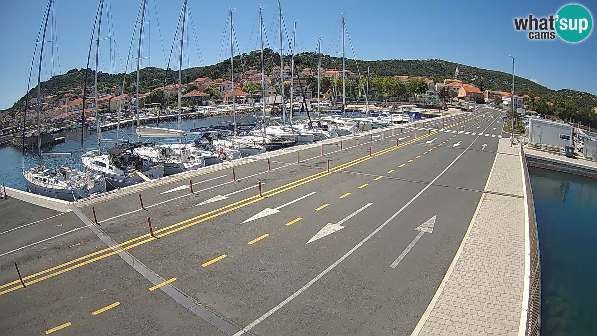 Dalmatie Tkon Traversier – webcams Croatie
