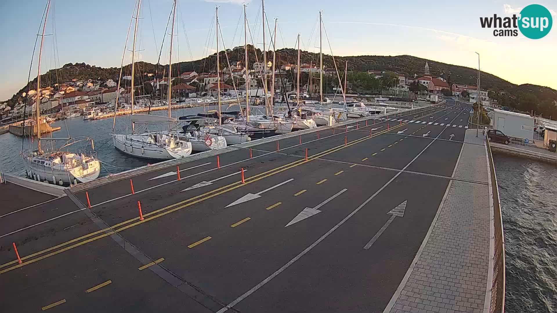 Dalmacija Trajekt Tkon – spletne kamere Hrvaška