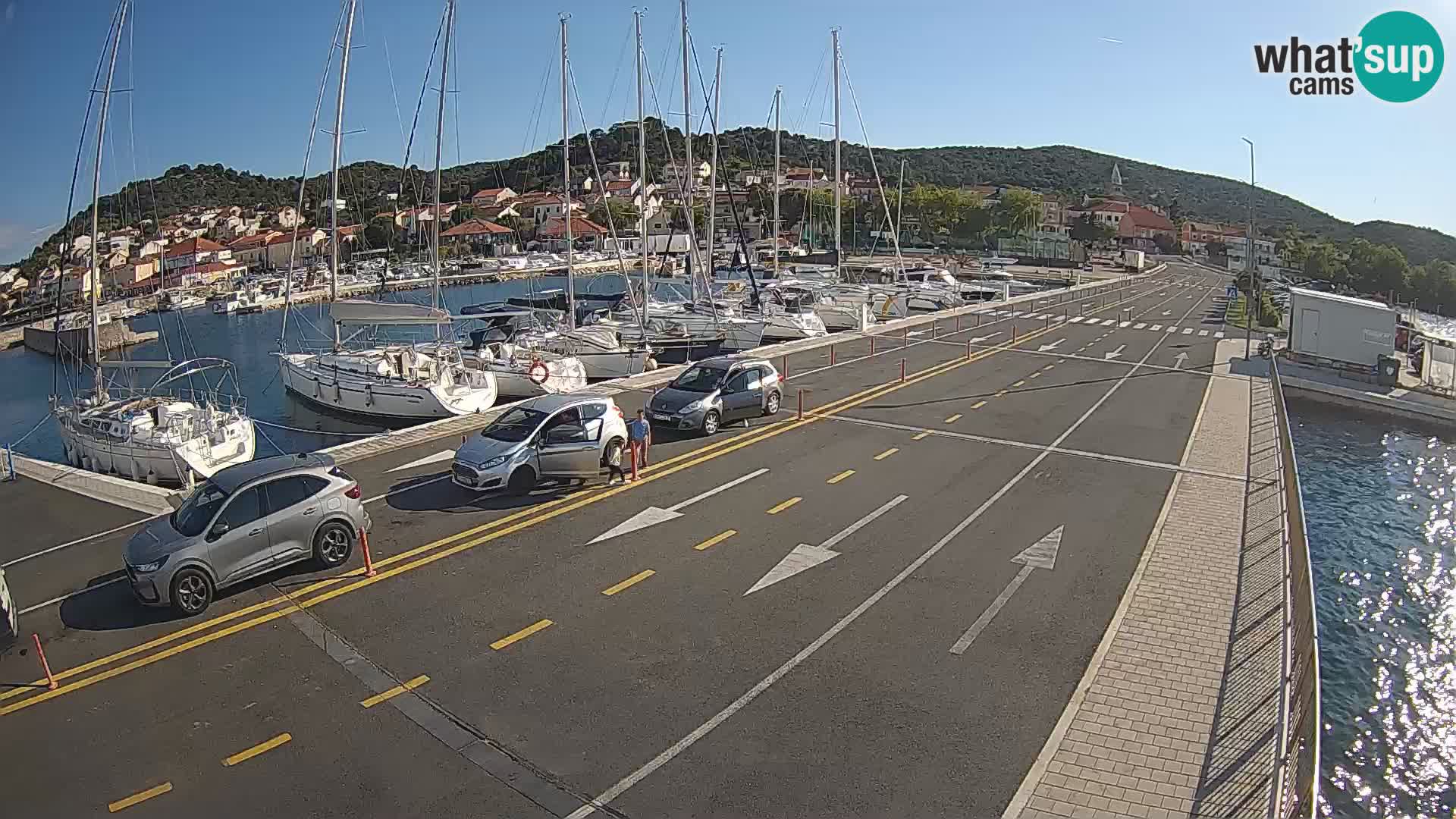 Dalmazia traghetto Tkon – webcam Croazia