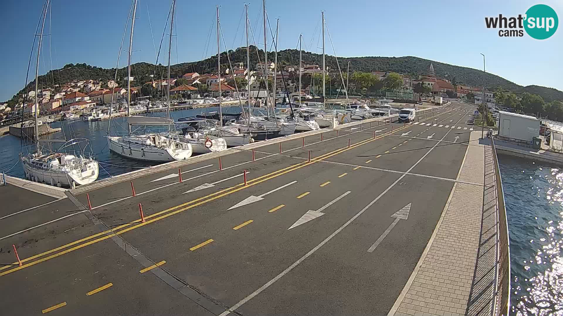 Dalmatia Tkon Ferry – webcams Croatia
