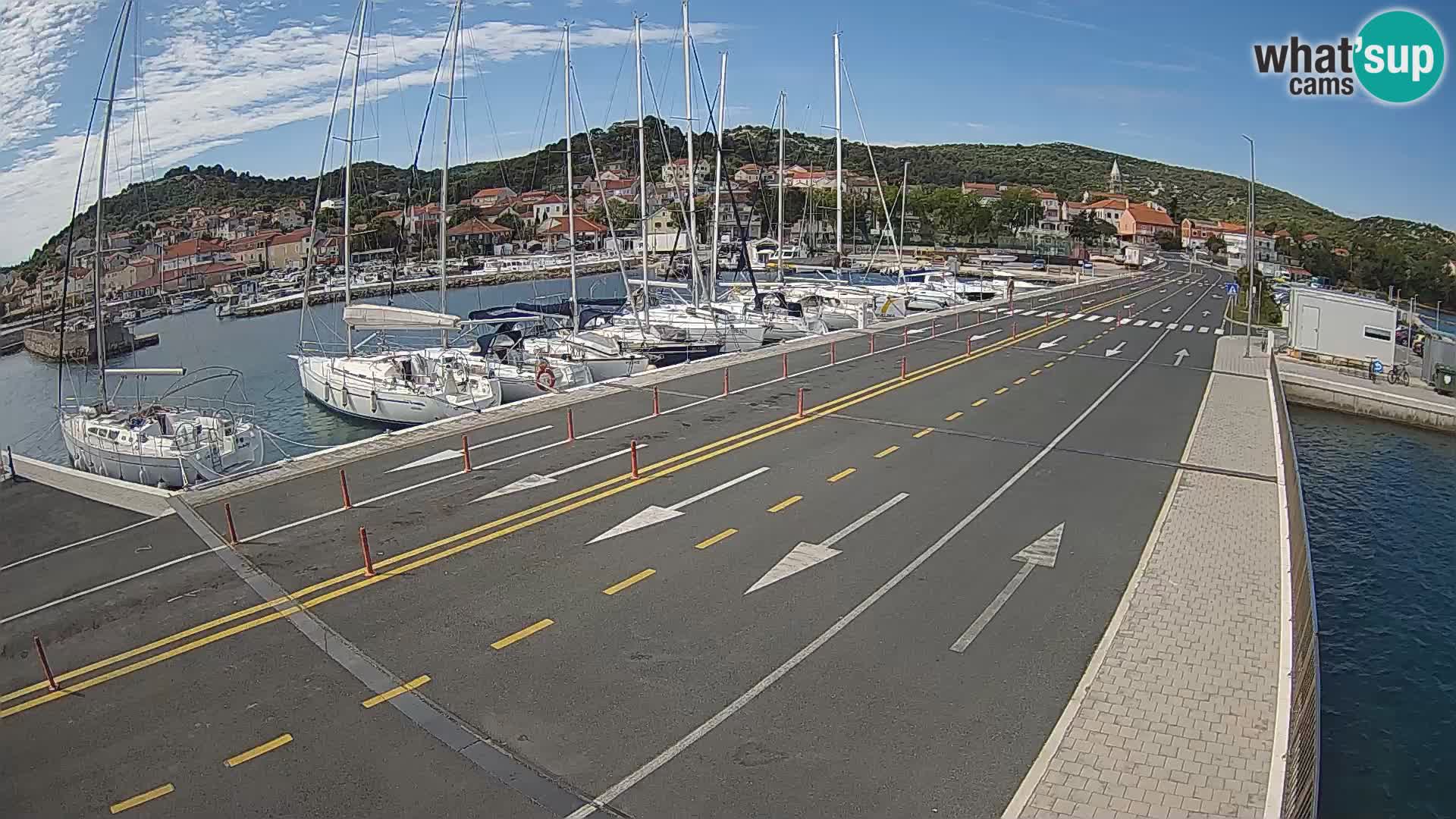 Dalmatie Tkon Traversier – webcams Croatie