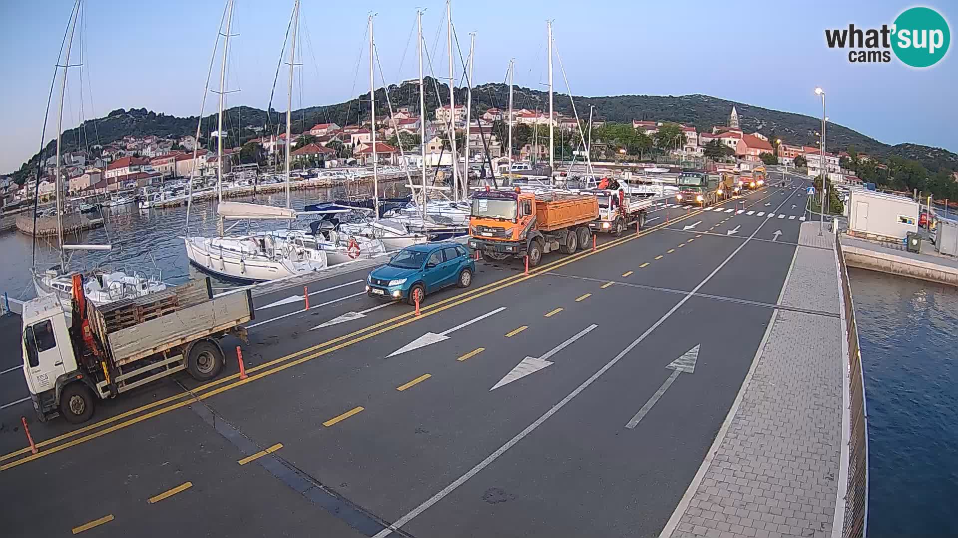 Dalmatie Tkon Traversier – webcams Croatie