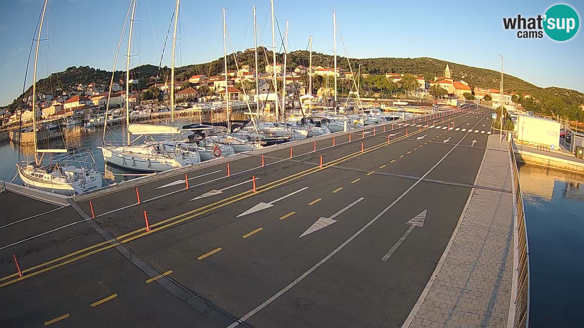 Dalmacija Trajekt Tkon – spletne kamere Hrvaška