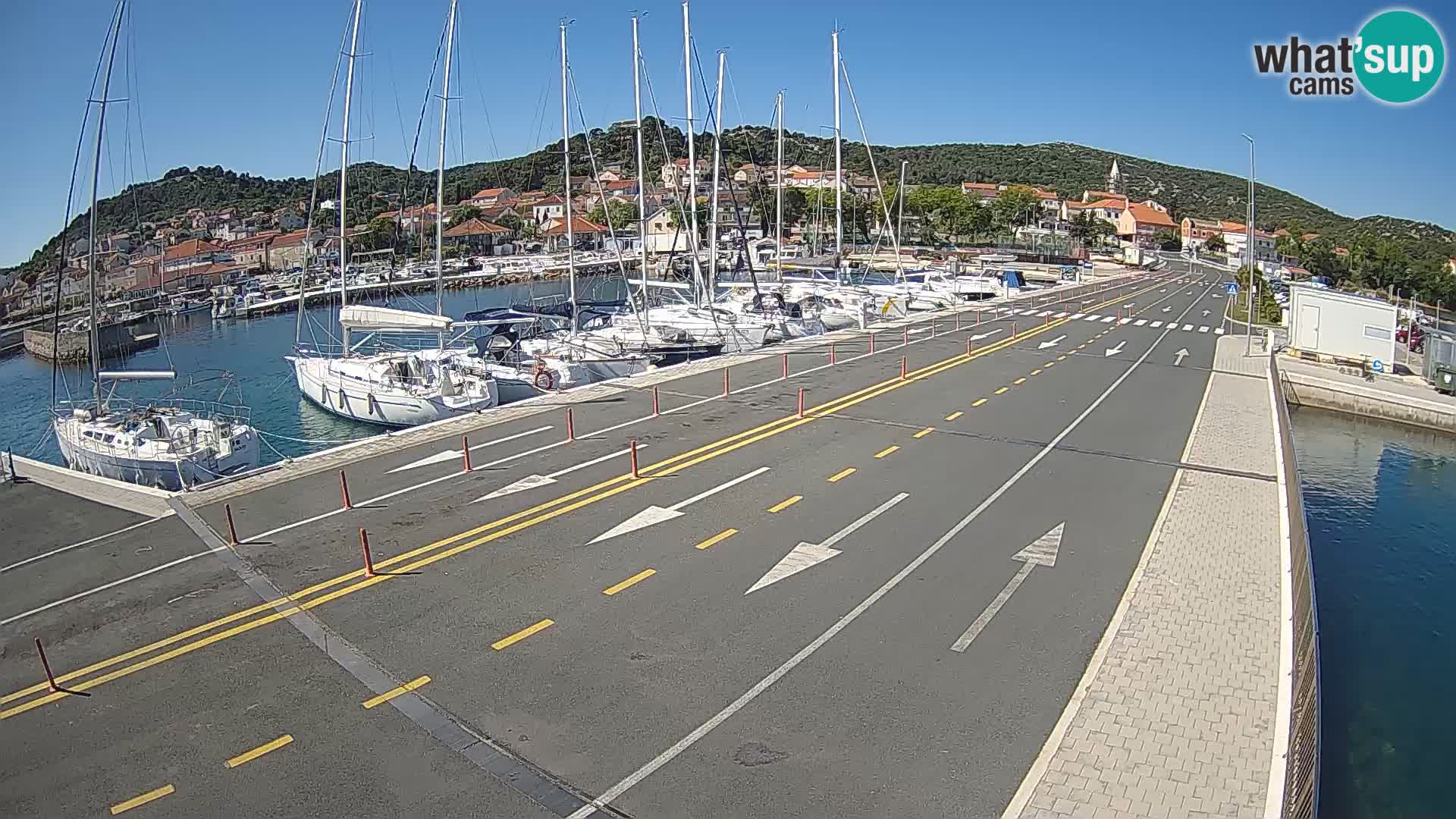 Dalmacija Trajekt Tkon – spletne kamere Hrvaška