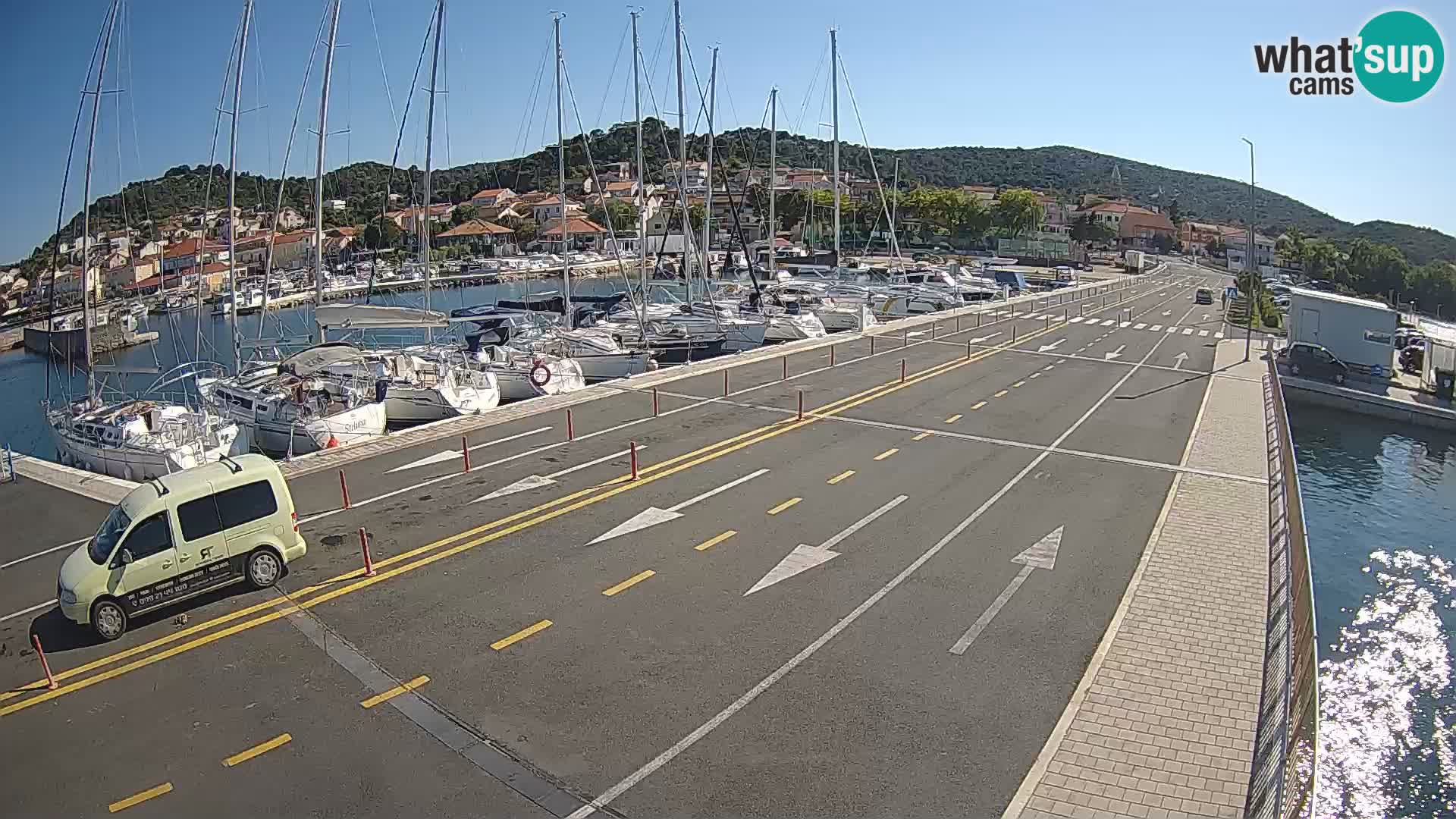 Dalmazia traghetto Tkon – webcam Croazia