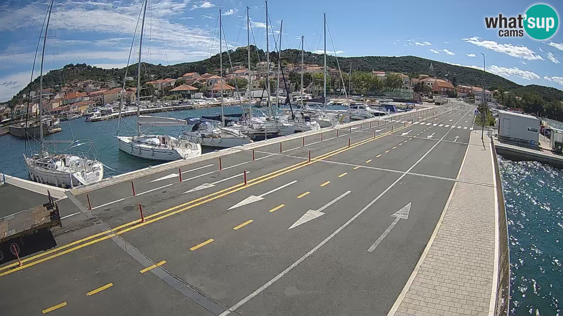 Dalmacija Trajekt Tkon – spletne kamere Hrvaška