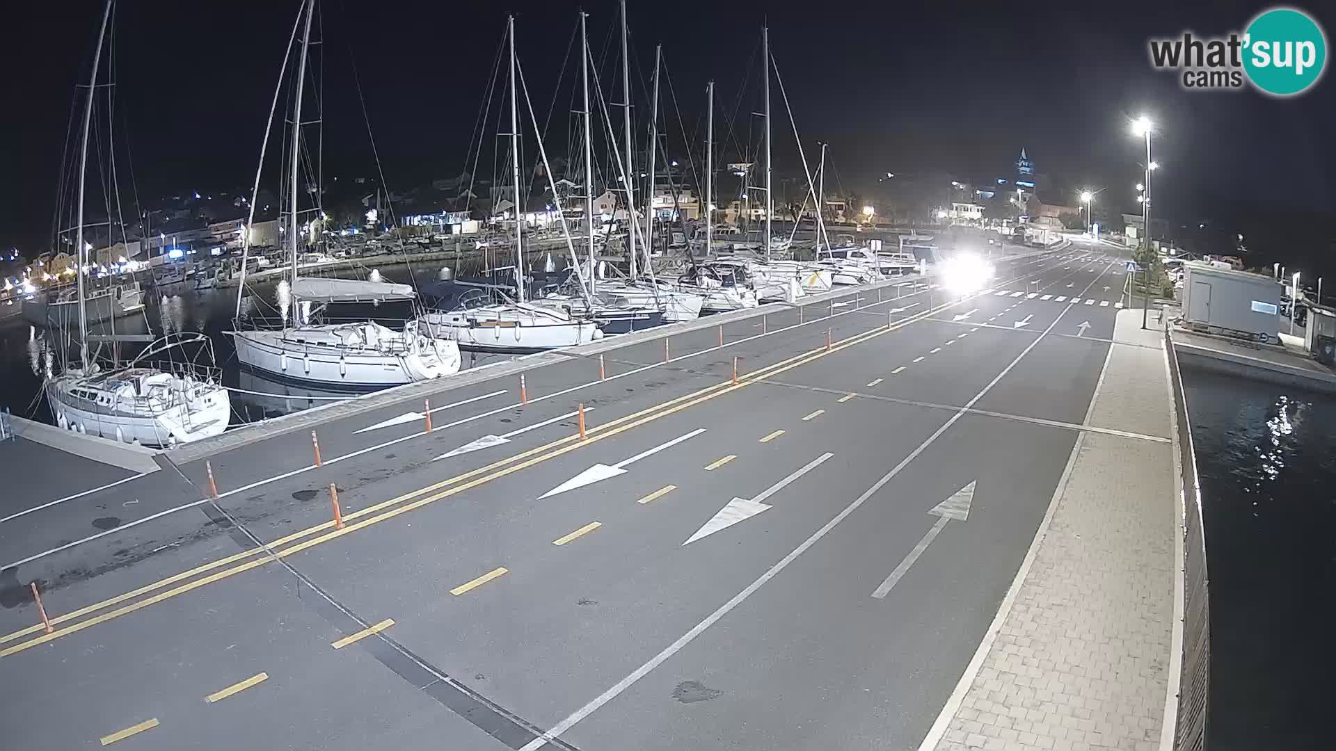 Dalmacia Tkon Transportar- webcams Croacia