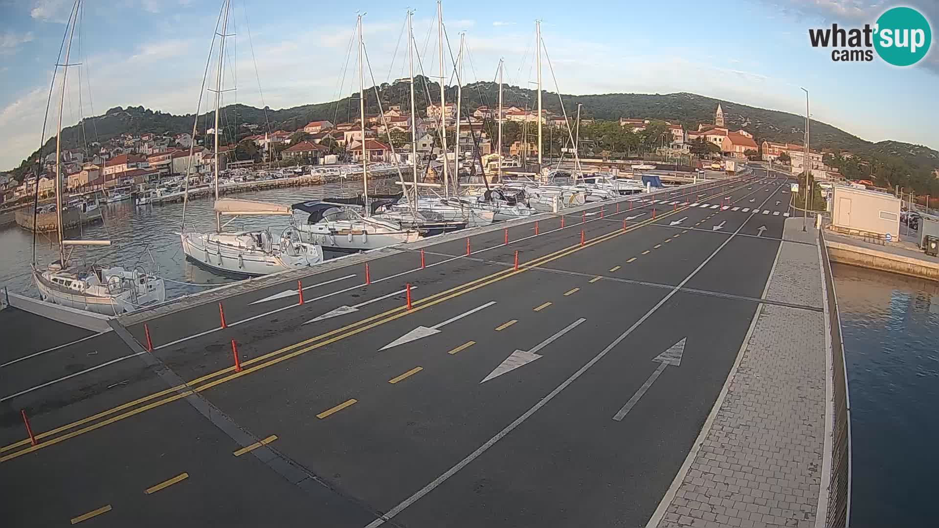Dalmacia Tkon Transportar- webcams Croacia