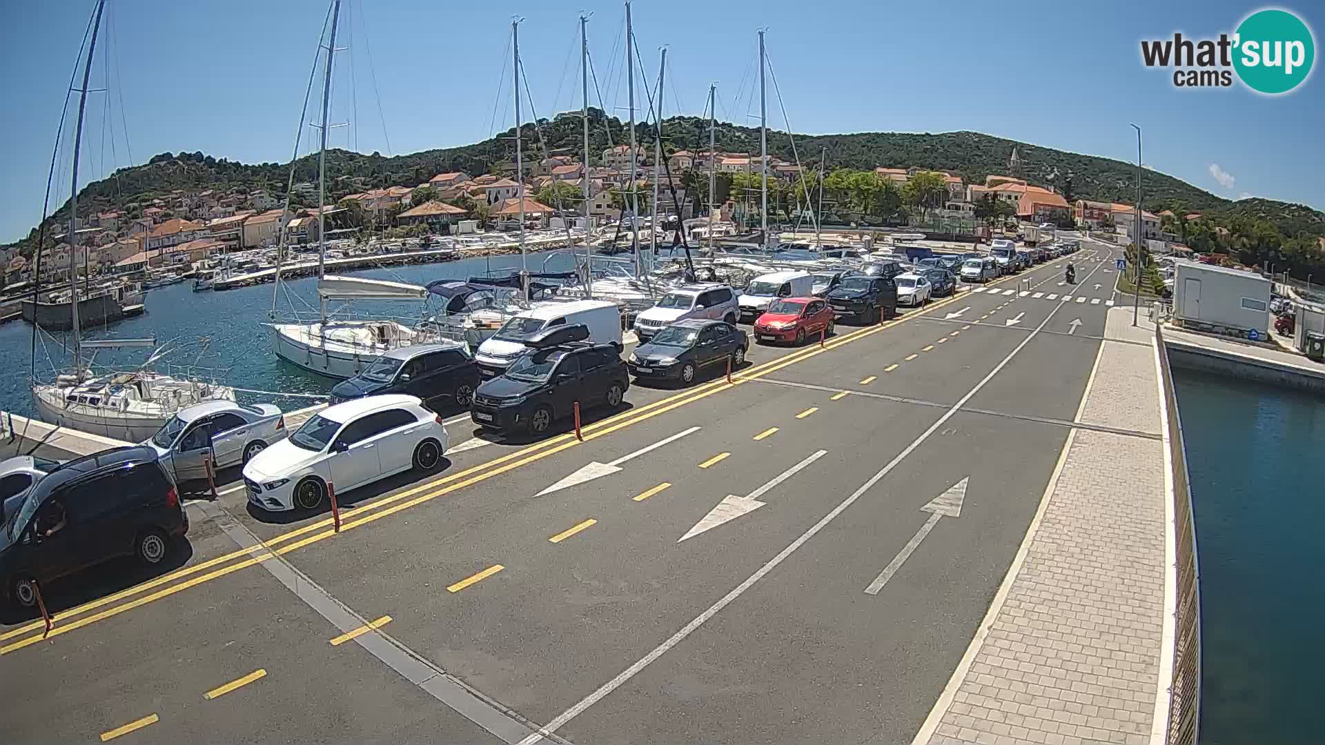 Dalmatie Tkon Traversier – webcams Croatie