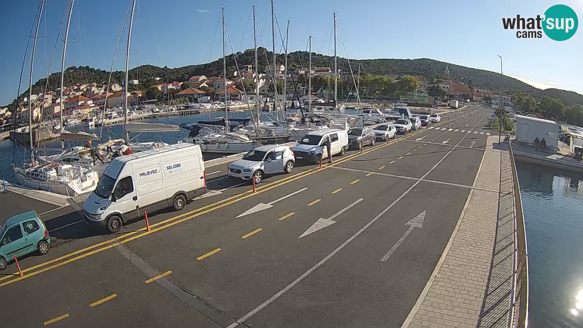 Dalmacia Tkon Transportar- webcams Croacia