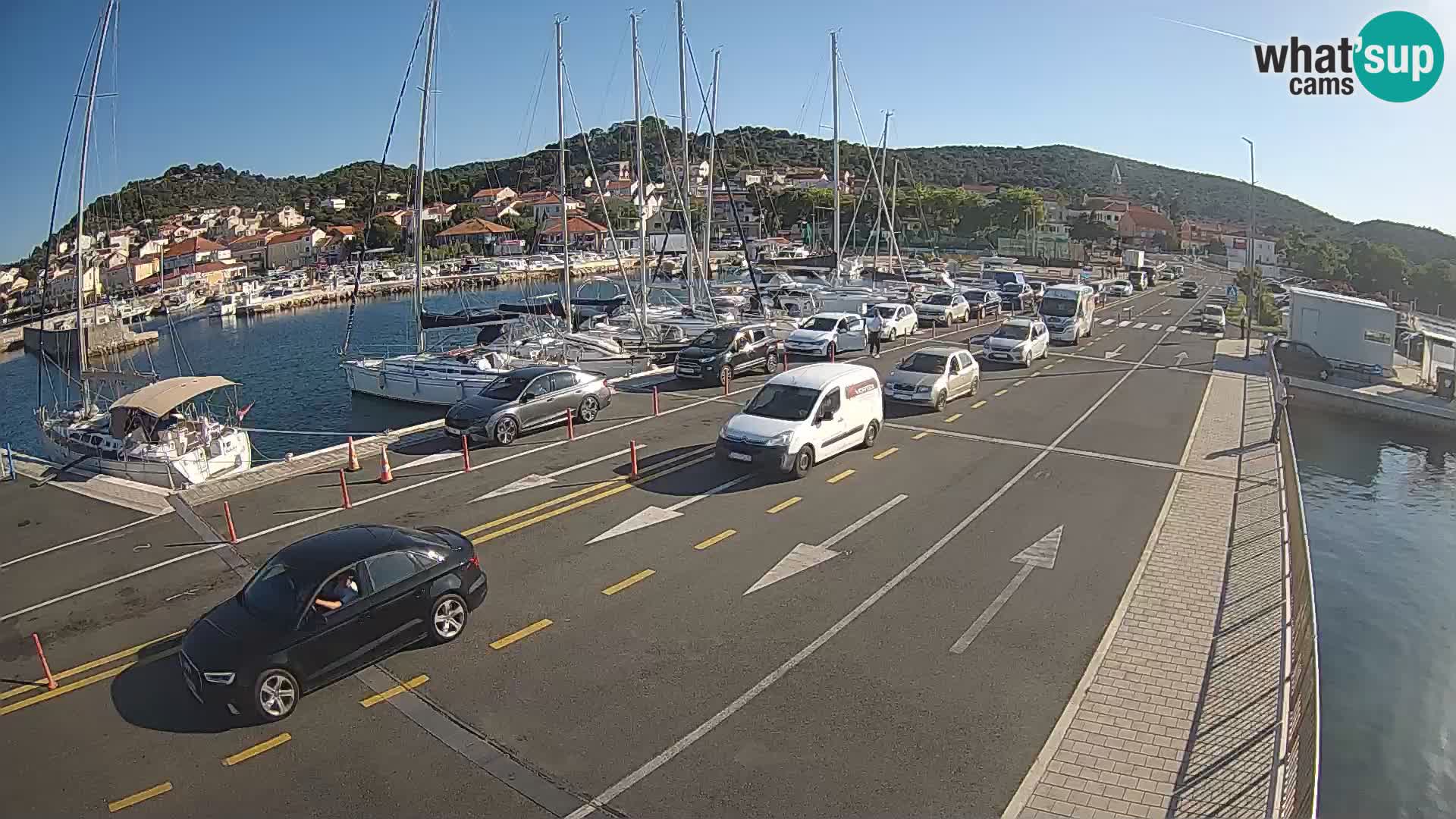 Dalmatia Tkon Ferry – webcams Croatia