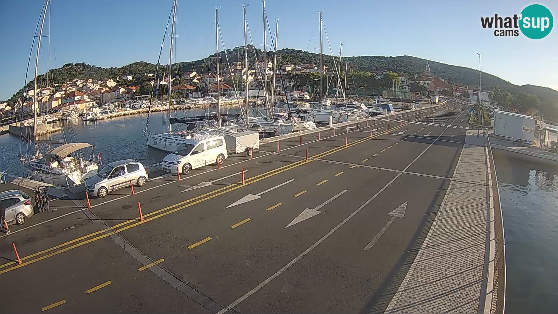 Dalmacija Trajekt Tkon – spletne kamere Hrvaška